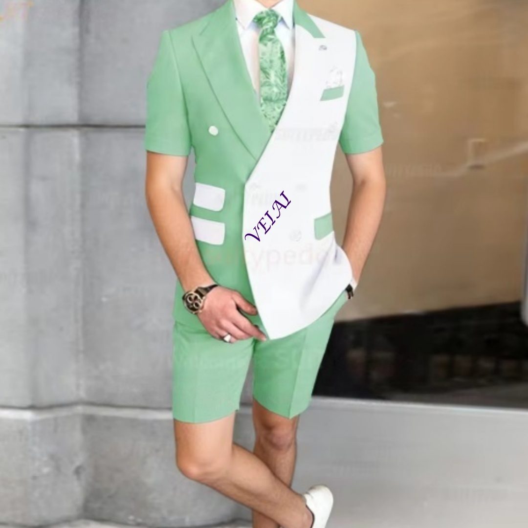 Men Formal Wear For Wedding - Conjunto Casual Masculino de Verão 2