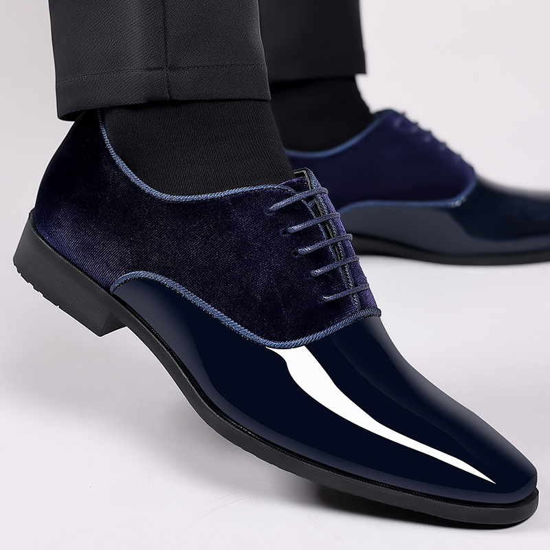 Men Formal Wear For Wedding - Sapato formal masculino casual com renda,