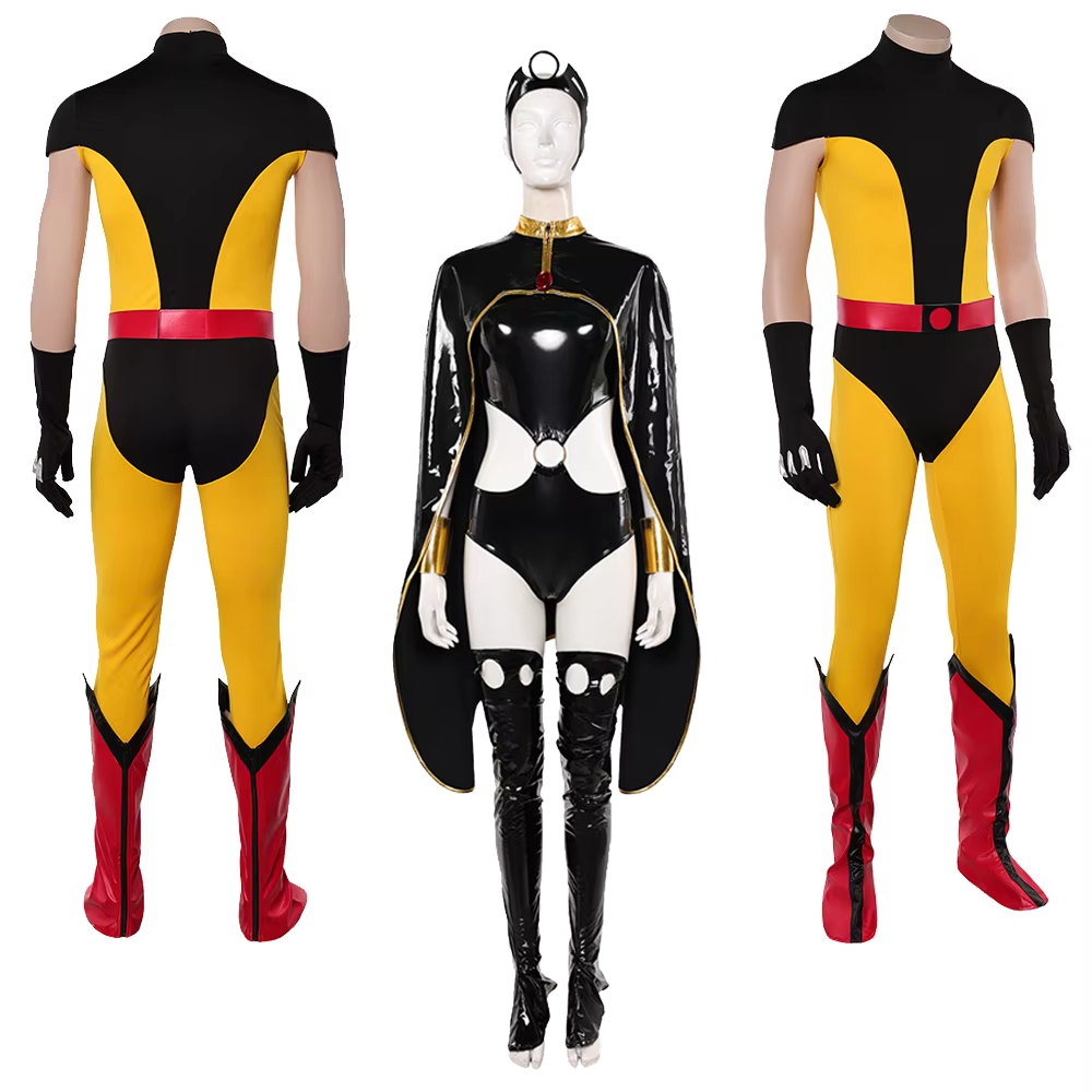 Men Formal Wear Set - Fantasia de Cosplay Wolf Logan, Macacão