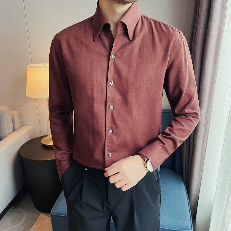 Men Formal Wear Clothes - Camisas 100% Lyocell Respiráveis para Homens,