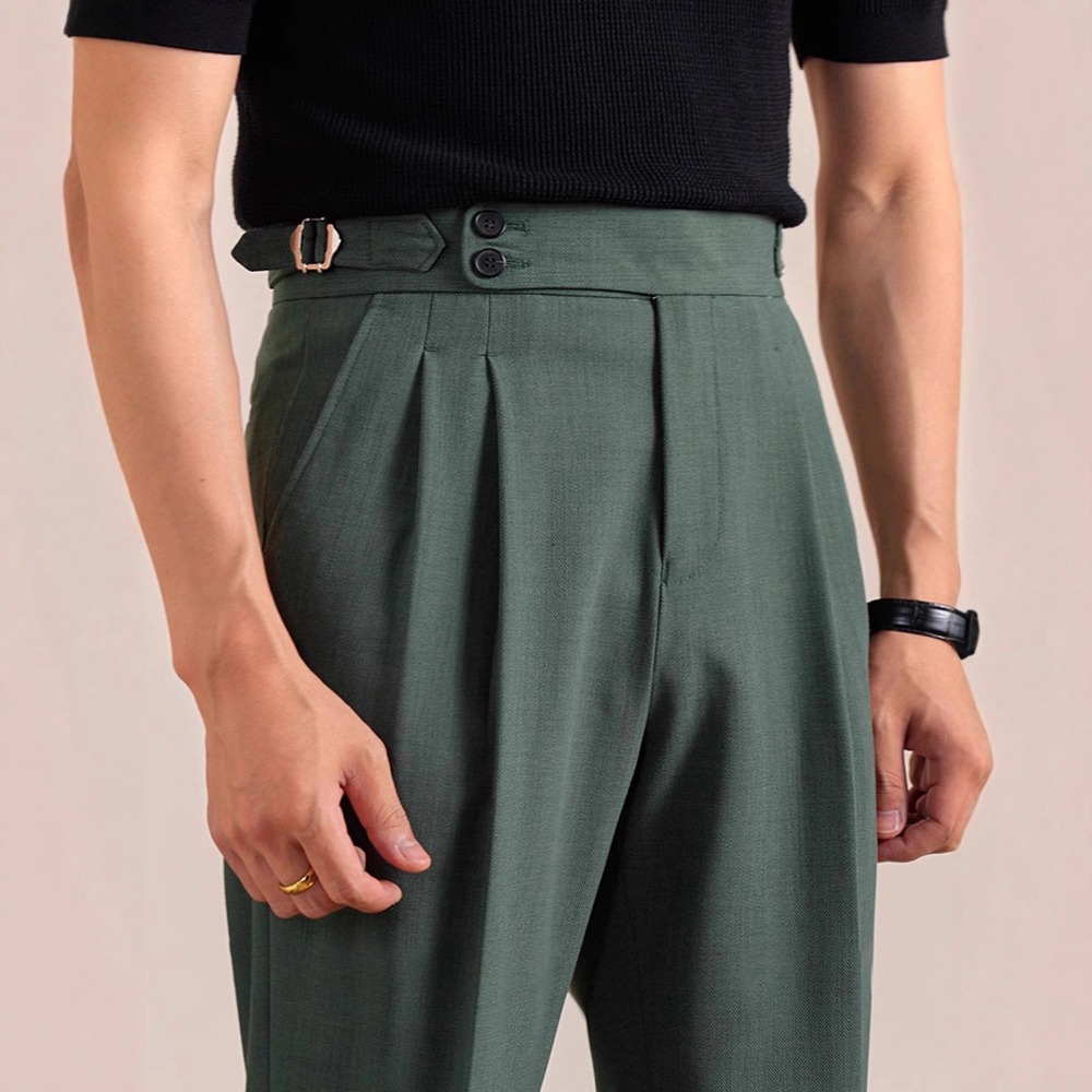 Men Formal Wear Set - Calças de Terno Masculinas Casuais de