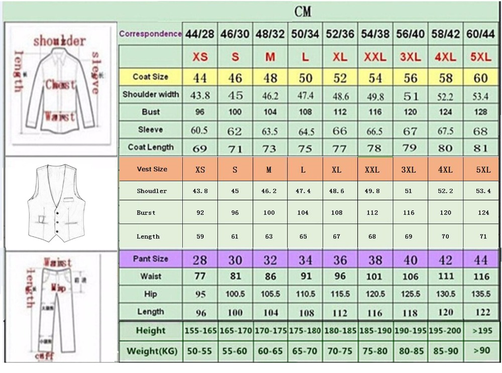 Conjunto Casual Masculino de V - Men Formal Wear For Wedding avaliação e preço