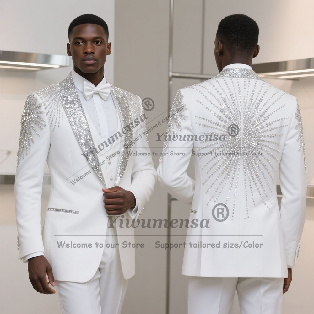 Ternos de Luxo Masculinos para - Men'S Formal Wear For Engagement avaliação e preço