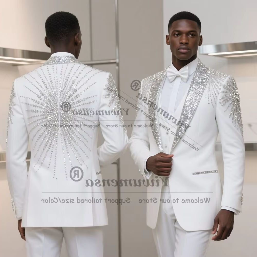 Ternos de Luxo Masculinos para - Men'S Formal Wear For Engagement avaliação e preço