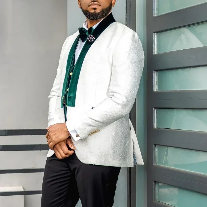 Ternos de casamento africanos  - Men Formal Wear Clothes avaliação e preço