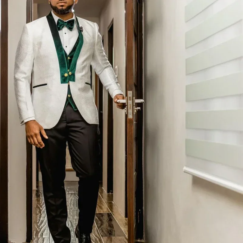 Ternos de casamento africanos  - Men Formal Wear Clothes avaliação e preço