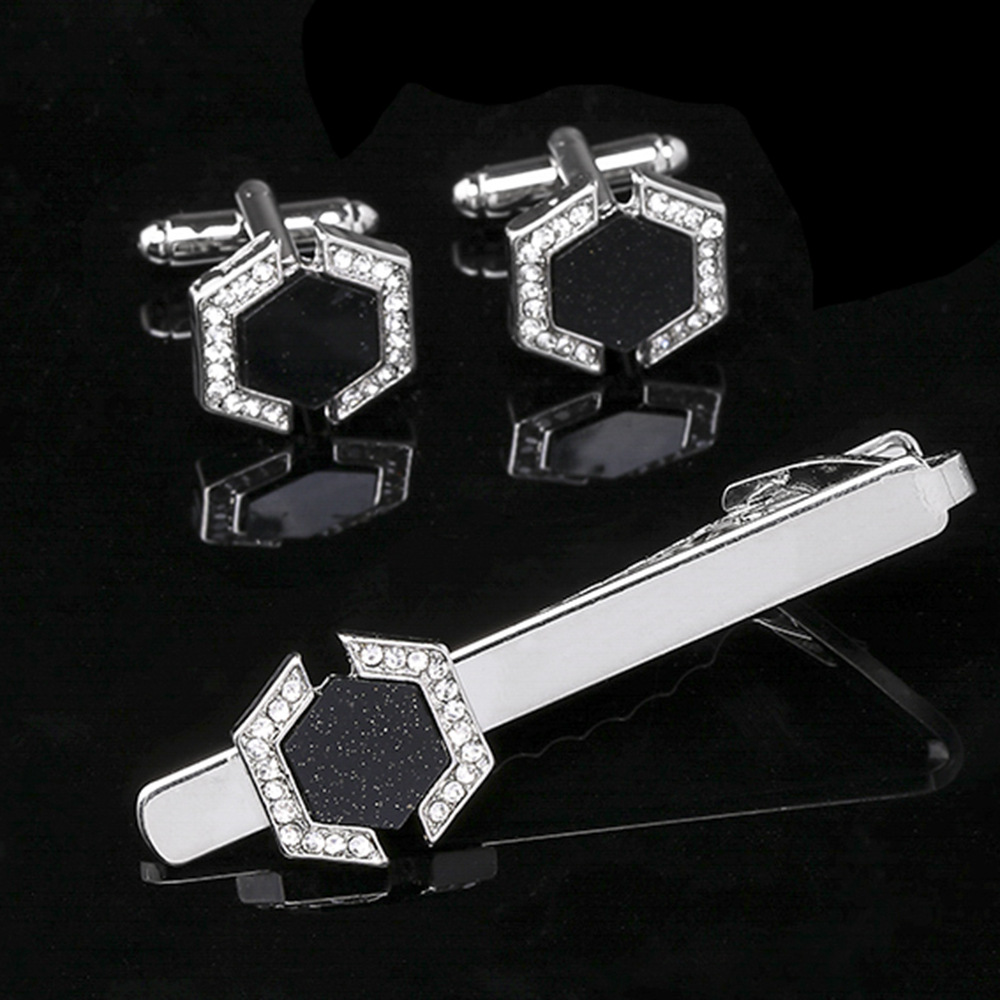 1 Par de Abotoaduras Geométric - Men Formal Wear With Tie avaliação e preço