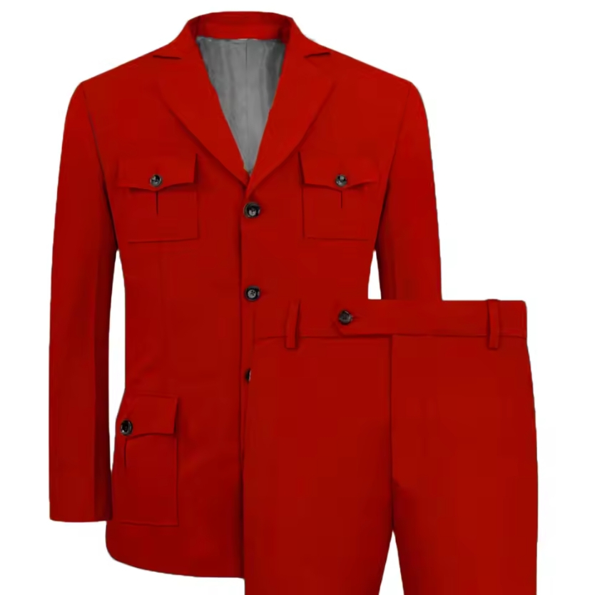 Ternos masculinos jakcet casua - Khaki Formal Wear Men avaliação e preço