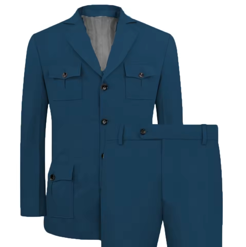 Ternos masculinos jakcet casua - Khaki Formal Wear Men avaliação e preço