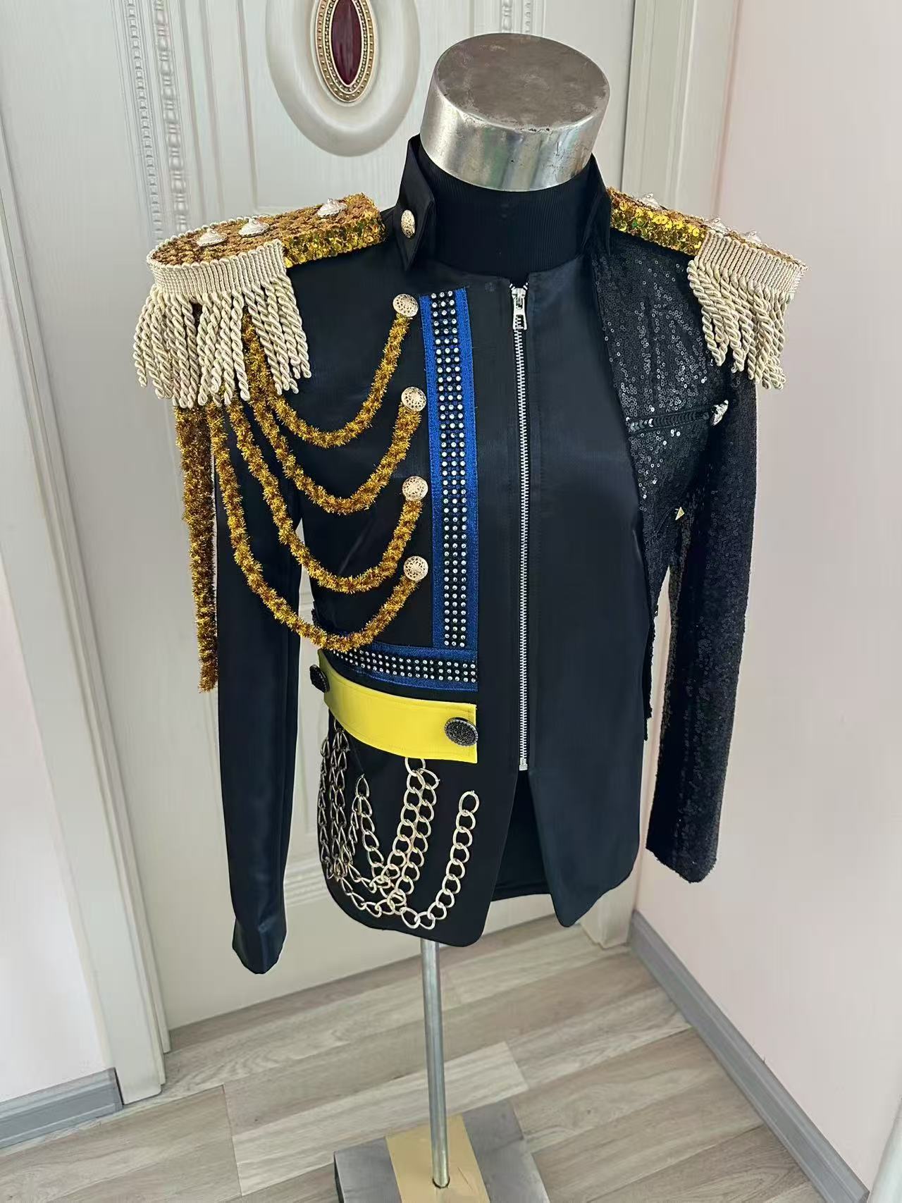 Novos homens borla jaqueta rea - Men Formal Wear For Wedding avaliação e preço