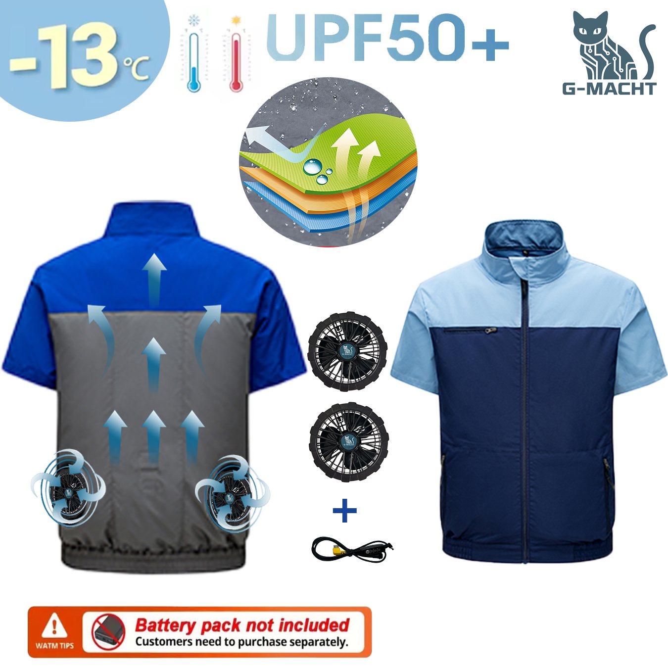 Camisa de Verão Anti-Calor G-M - Men Formal Wear Clothes avaliação e preço