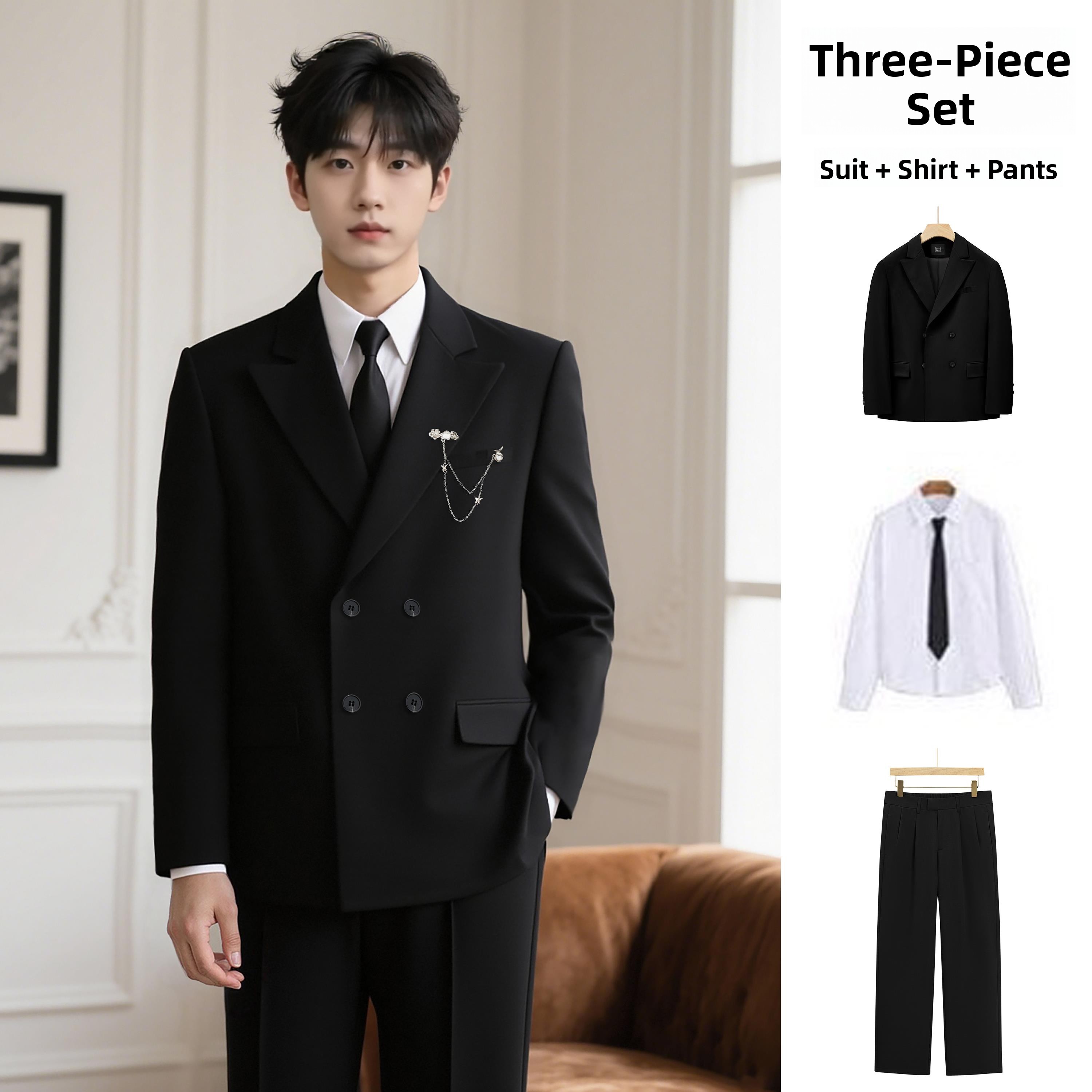 Elegante Conjunto de Terno Mas - Men'S Formal Wear For Engagement avaliação e preço