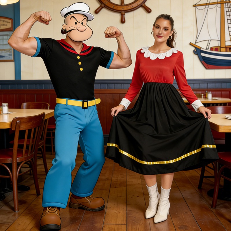 Fantasia Clássica do Popeye pa - Men Formal Wear Set avaliação e preço