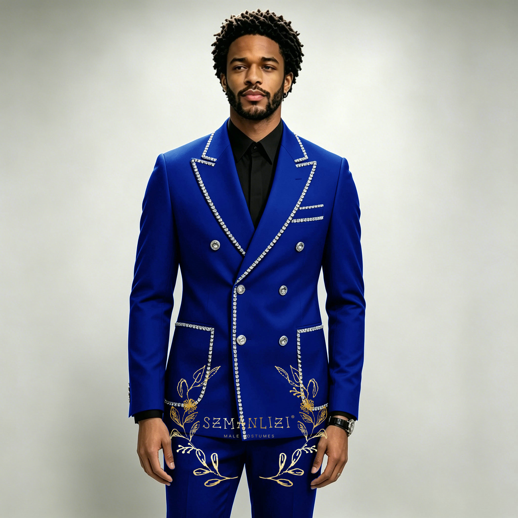 Ternos Masculinos de Luxo 2 Pe - Men Formal Wear For Wedding avaliação e preço