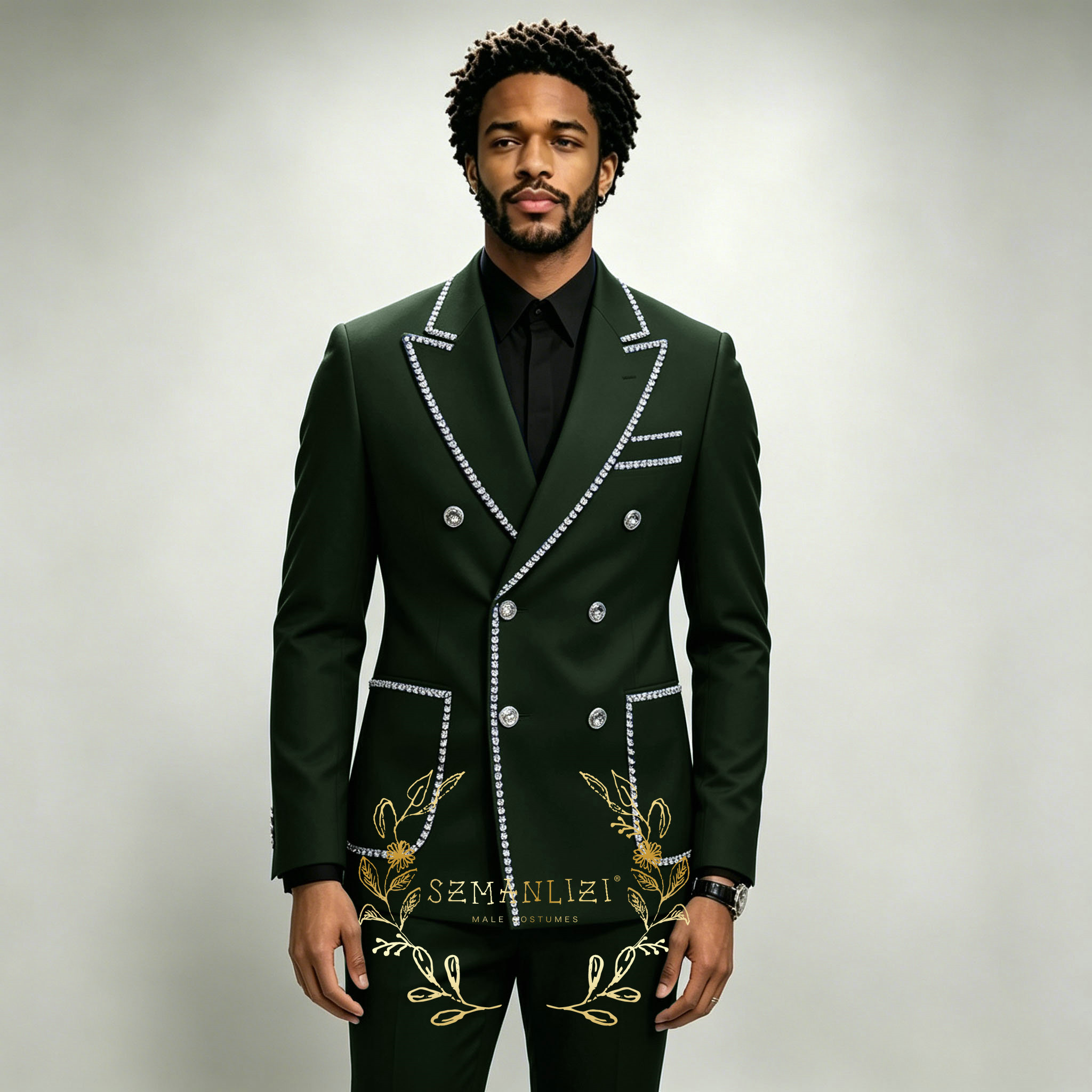 Ternos Masculinos de Luxo 2 Pe - Men Formal Wear For Wedding avaliação e preço