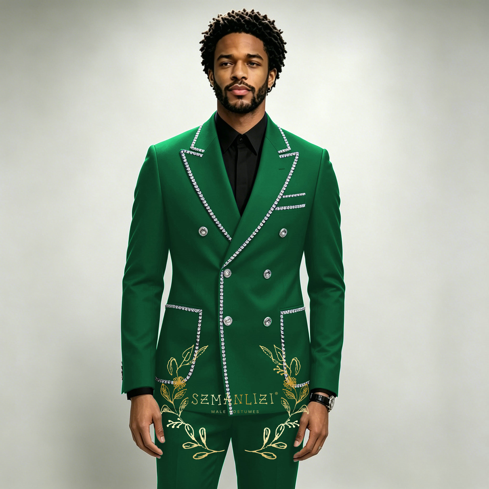 Ternos Masculinos de Luxo 2 Pe - Men Formal Wear For Wedding avaliação e preço