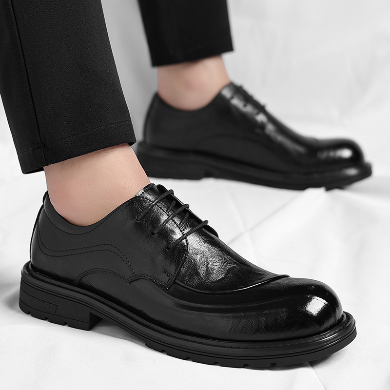 Sapatos de Couro Genuíno Marro - Men Formal Wear For Wedding avaliação e preço