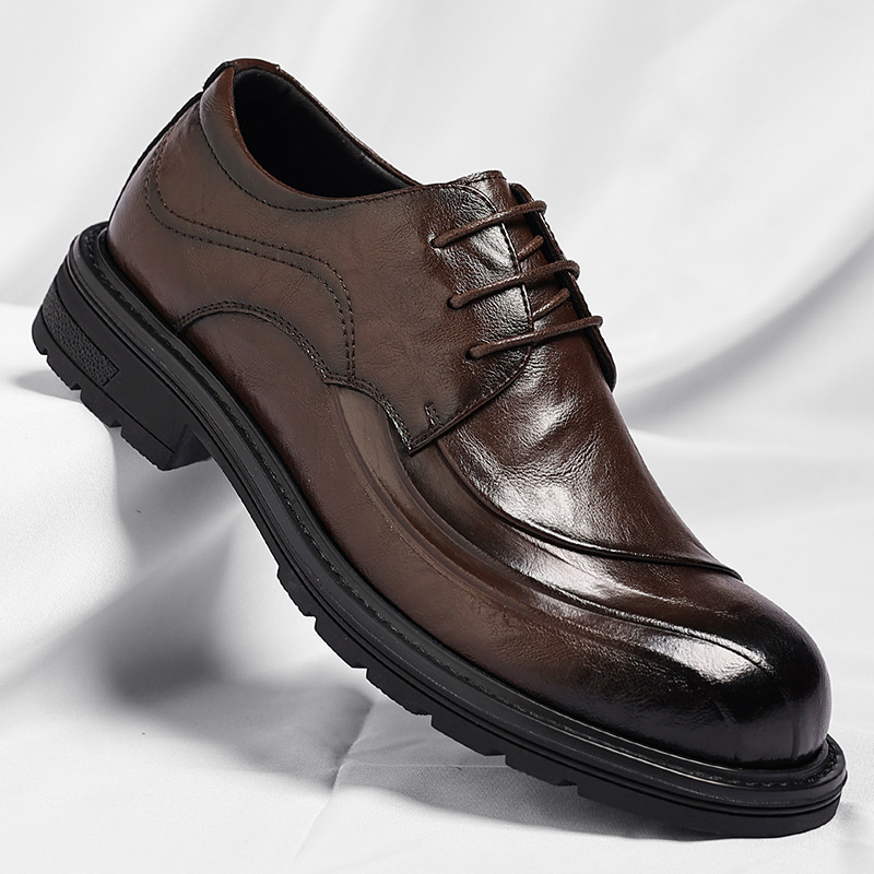 Sapatos de Couro Genuíno Marro - Men Formal Wear For Wedding avaliação e preço