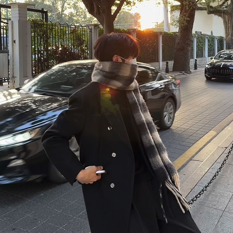 Sobretudo de lã masculino de i - Men'S Formal Wear In Winter avaliação e preço