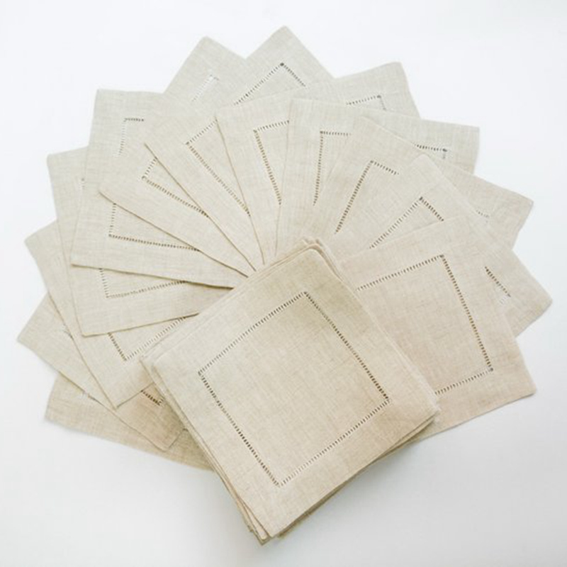 12 peças guardanapo de coquete - Monogrammed Handkerchief avaliação e preço