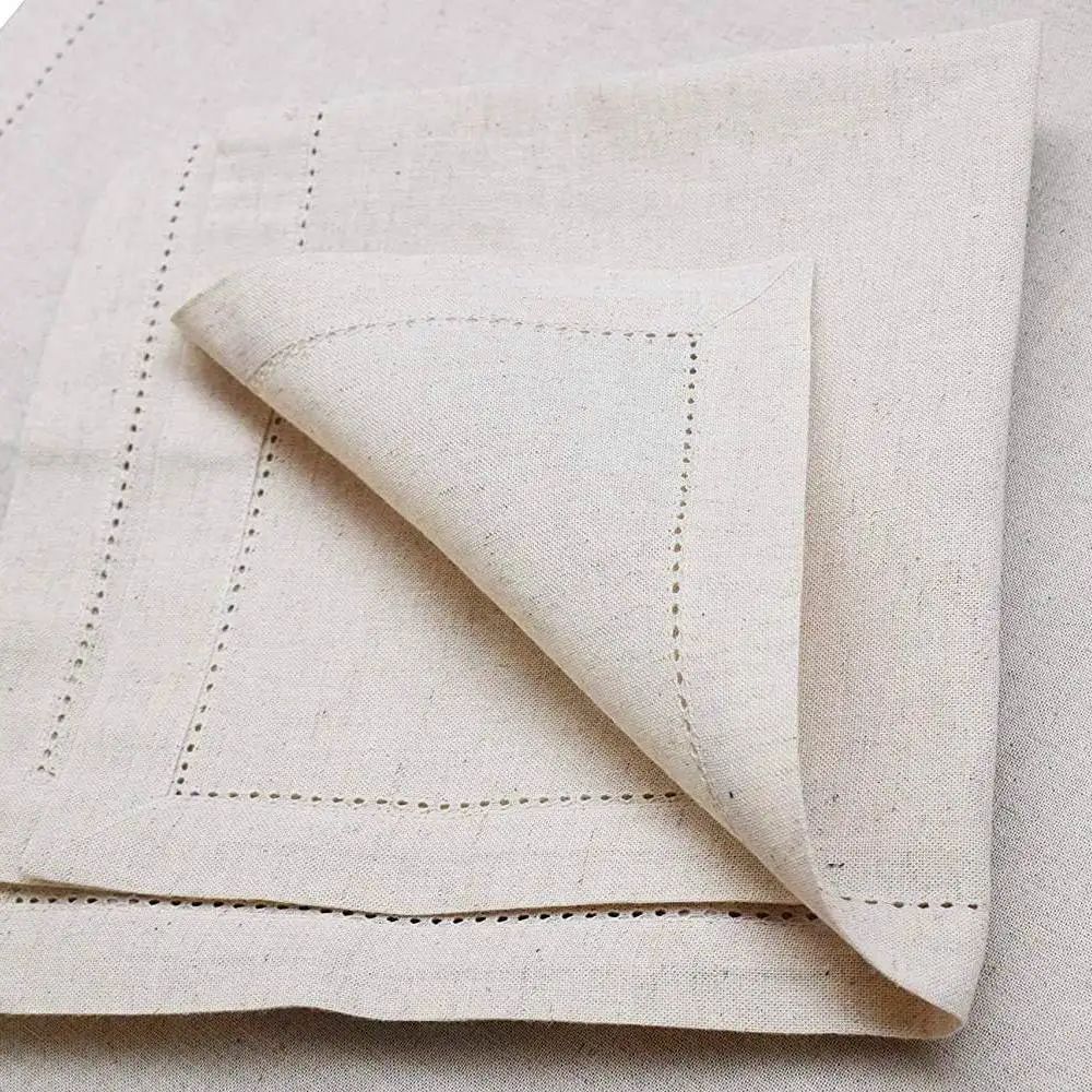 6 Guardanapos de Linho Brancos - Monogrammed Handkerchief avaliação e preço