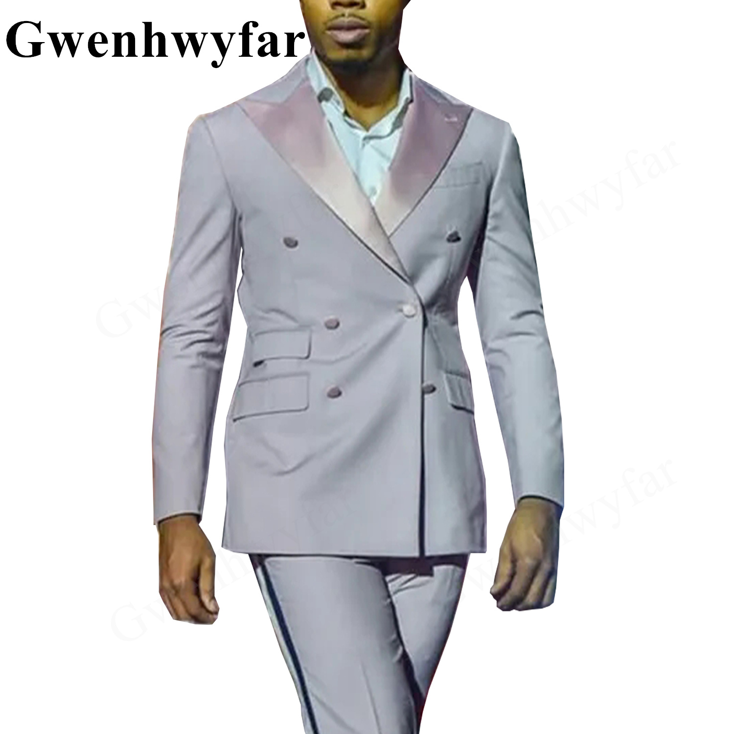 Gwenhwyfar novo ternos masculi - Men Formal Wear Pants avaliação e preço