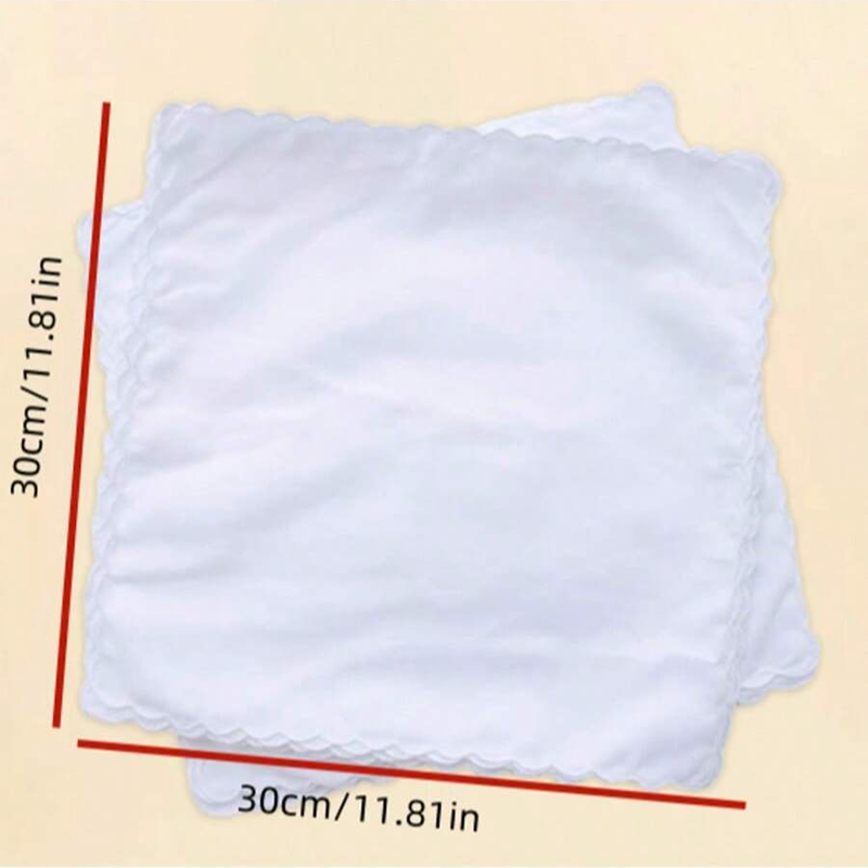 6 peças/lenço de algodão em fo - Monogrammed Handkerchief avaliação e preço