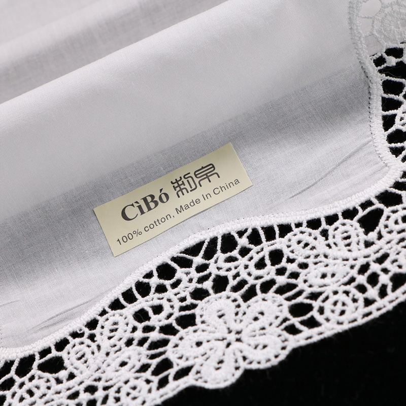 D608 Lenços de algodão branco  - Monogrammed Handkerchief avaliação e preço