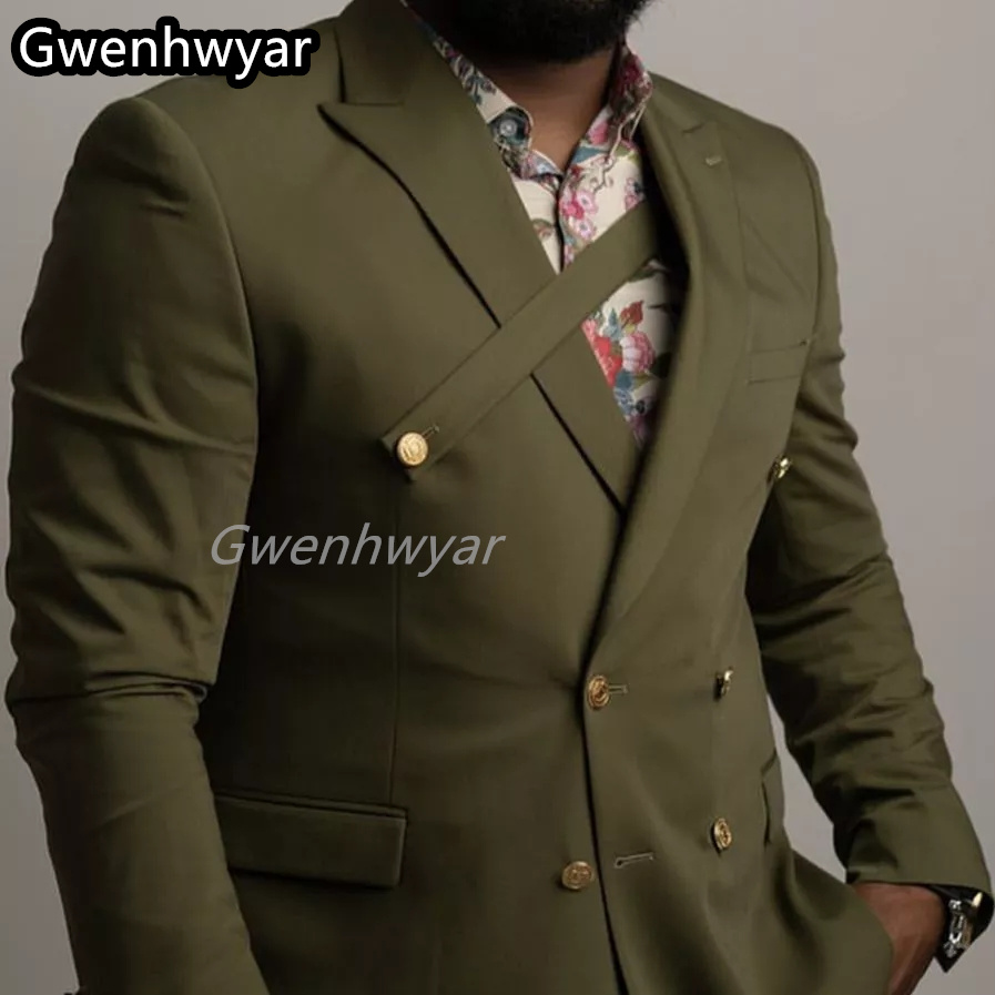 Gwenhwyar Grey Double Breasted - Men Formal Wear Clothes avaliação e preço