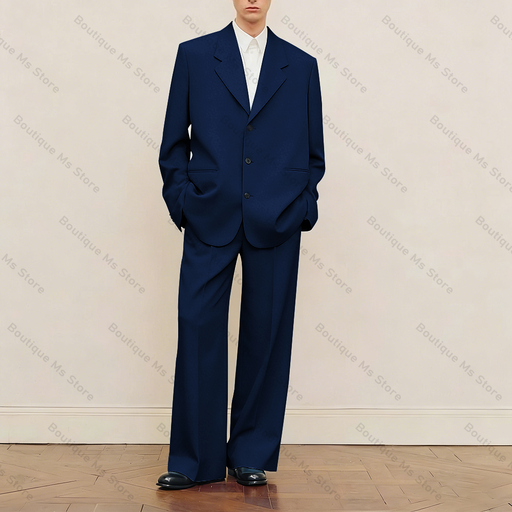 Conjunto de terno preto oversi - Men Formal Wear For Wedding avaliação e preço