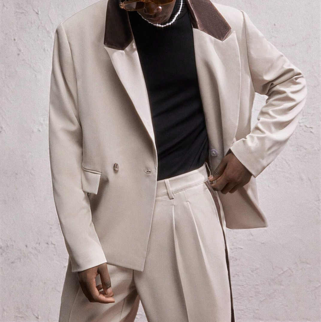 Terno Masculino Simples de 2 P - Men Formal Wear Pants avaliação e preço