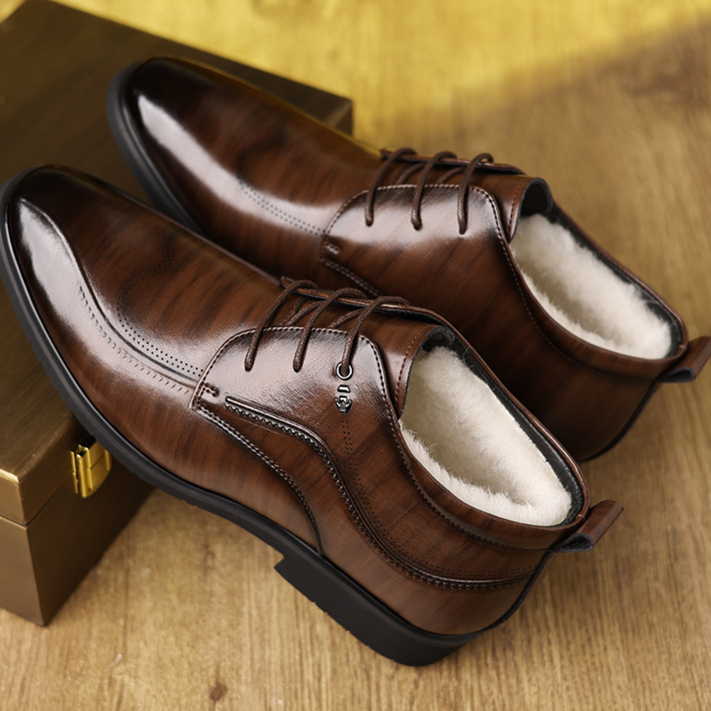 Sapatos de couro de inverno ma - Men'S Formal Wear In Winter avaliação e preço