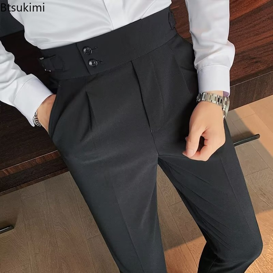 Novo 2026 calças de terno de c - Men Formal Wear Pinterest avaliação e preço