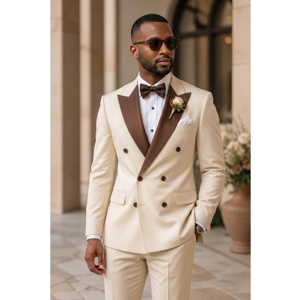Terno Masculino Moderno de Cas - Men Formal Wear For Wedding avaliação e preço