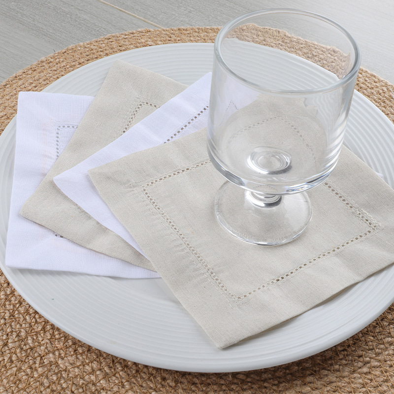 Conjunto de 50 porta-copos de  - Monogrammed Handkerchief avaliação e preço