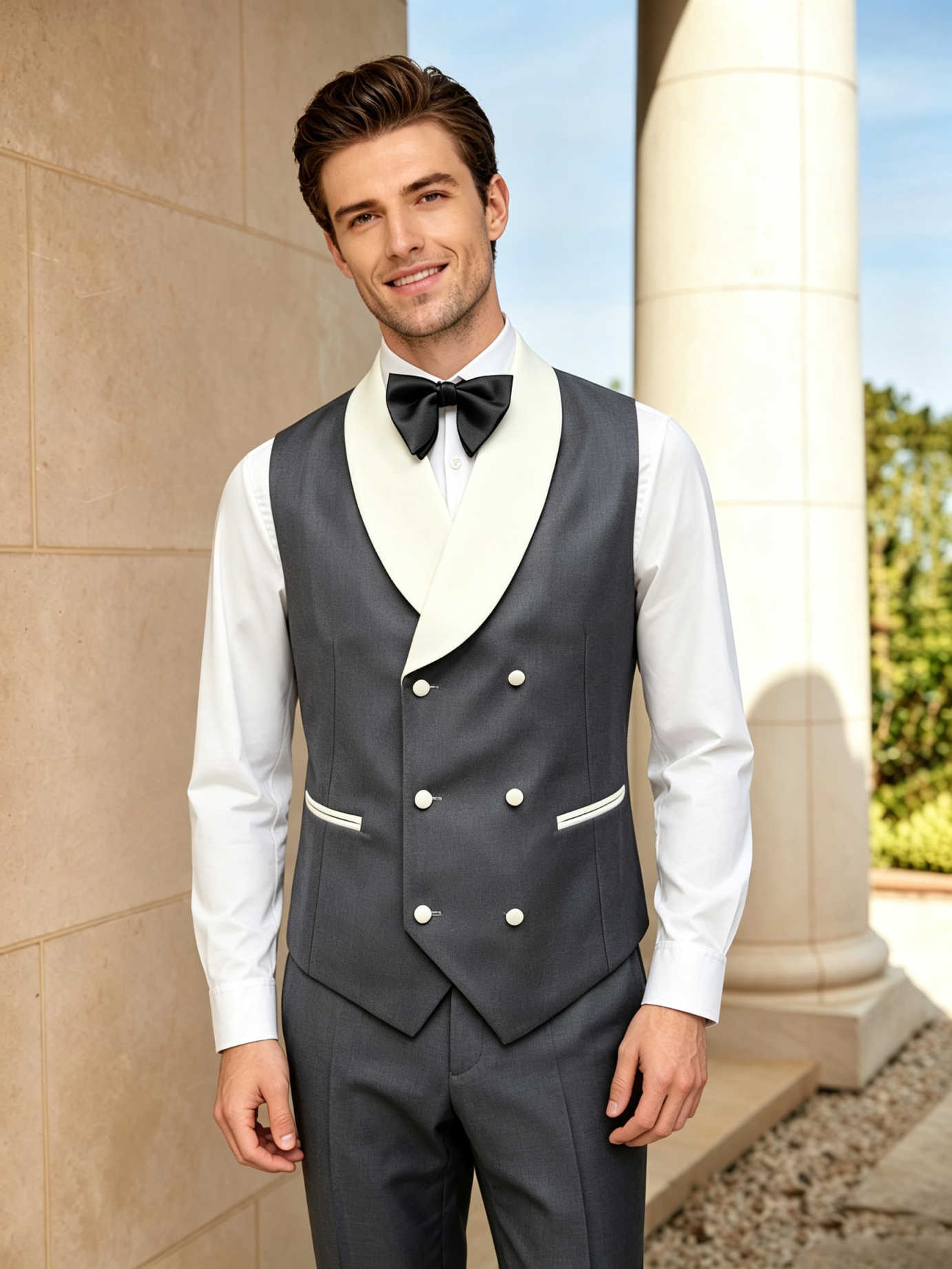 Ternos Masculinos Elegantes: C - Men'S Formal Wear For Engagement avaliação e preço